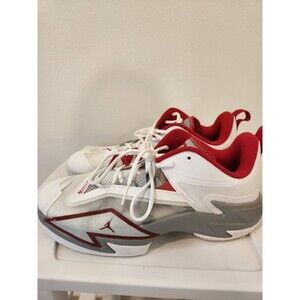 Size 10.5 - Jordan One Take 3 White Gym Red Basektball Shoes